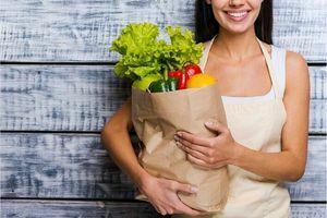 lista de compras de comida saludable