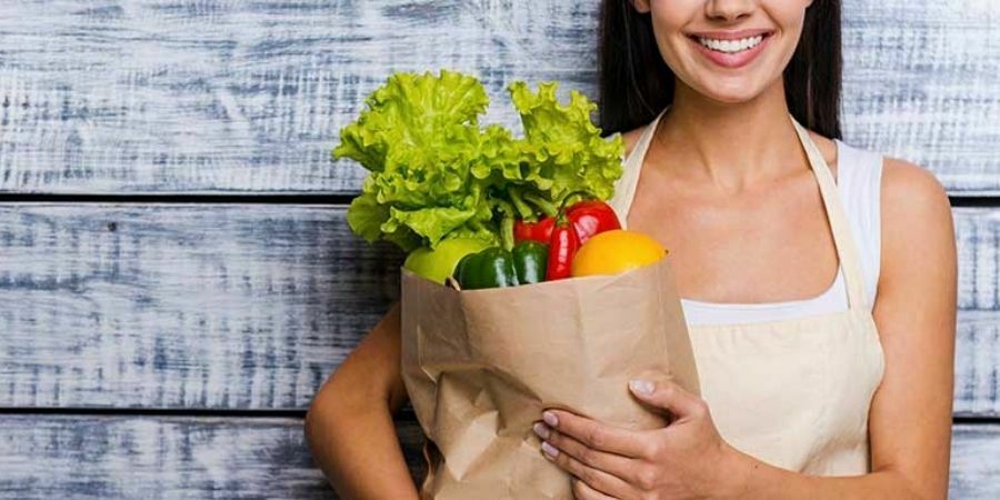 lista de compras comida saludable